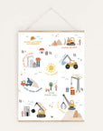 Affirmationsposter Baustelle