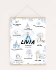 Personalisierbares Affirmationsposter Prinzessin