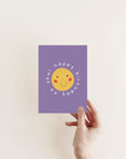 Postkarte Happy Birthday - Smiley