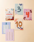 Buntes 1x1 Kartenset