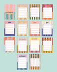 Familienkalender 2027 - STRIPES - Din A3 mit 5 Spalten