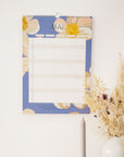 Familienkalender Flowers 2024 - Din A3 mit 5 Spalten