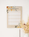 Familienkalender Flowers 2024 - Din A3 mit 5 Spalten