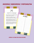 Immerwährender Geburtstagskalender - Stripes & Smileys