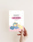 Postkarte Hooray - Happy Birthday