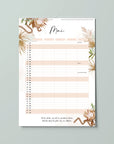 Floraler Familienkalender 2026 - Flowers - Din A3 mit 5 Spalten