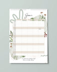Floraler Familienkalender 2026 - Flowers - Din A3 mit 5 Spalten