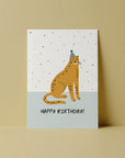Postkarte Happy Birthday - Leo