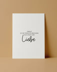 Postkarte Chaos & Liebe