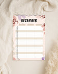 Wandkalender 2026 - Pastellbunt - Din A4 mit 3 Spalten