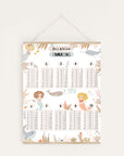 Lernposter Das kleine 1x1 Einmaleins - Mermaids