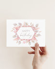Postkarte Happy Birthday - Pampas Love