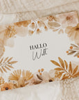 Hallo Welt - florale Edition
