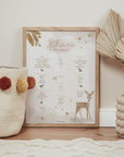 Meilensteinposter Oh Deer