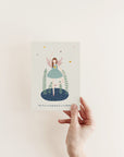 Postkarte Affirmation - Ich bin einzigartig