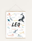 Personalisierbares Affirmationsposter Sealife