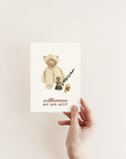 Postkarte Willkommen auf der Welt - Cozy