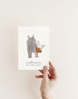Postkarte Willkommen auf der Welt - Romper