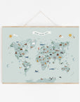 Lernposter Meine kleine Welt - hellblau