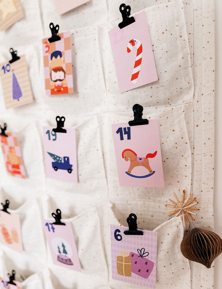 24 Adventskalender Karten für die Weihnachtszeit DIY