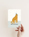 Postkarte Happy Birthday - Leo