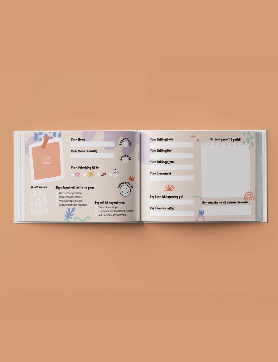 Freundebuch Pastellbunt