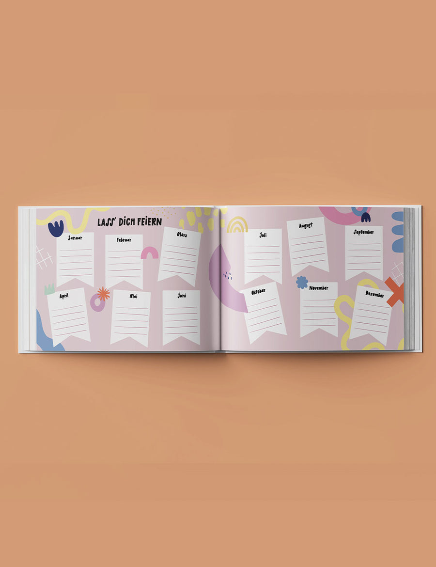 Freundebuch Pastellbunt