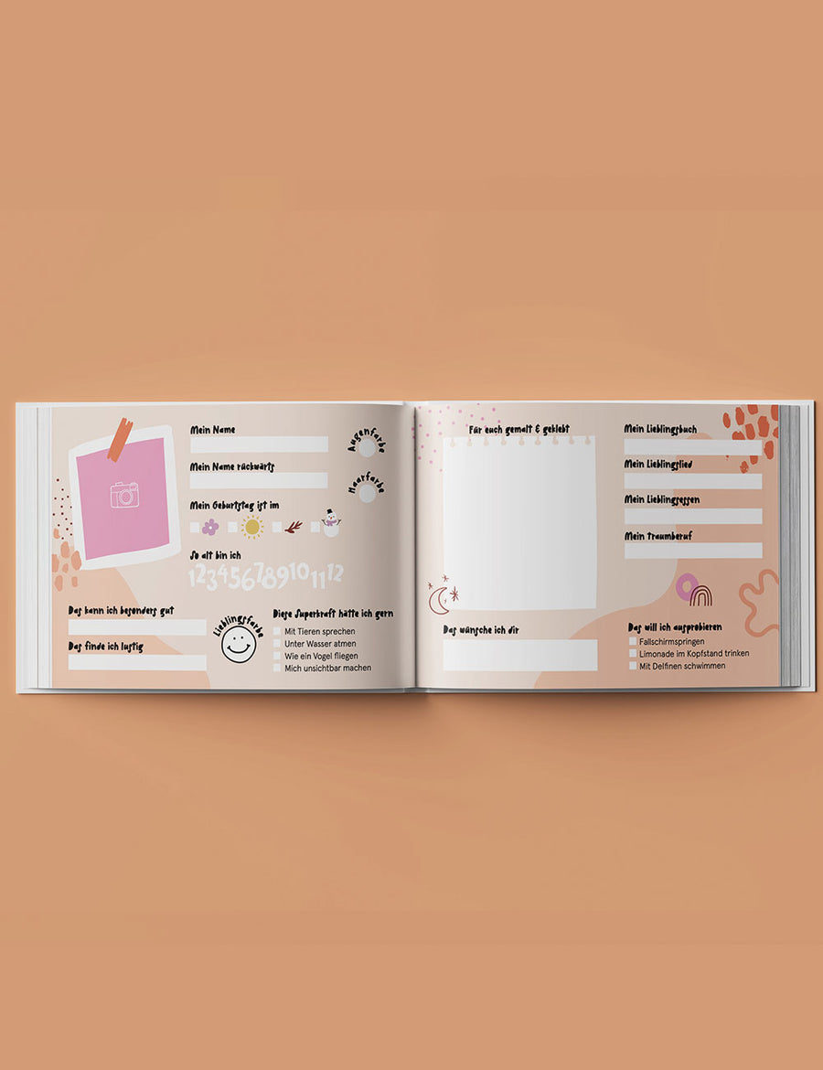 Freundebuch Pastellbunt