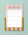 Familienkalender 2027 - STRIPES - Din A3 mit 5 Spalten