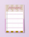 Wandkalender 2027 - STRIPES - Din A4 mit 3 Spalten