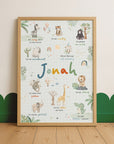 Personalisierbares Affirmationsposter Boho Safari