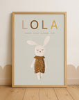 Geburtsposter Bohemien Rabbit