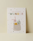Postkarte Hallo kleines Wunder - Bohemien Rabbit