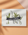 Postkarte Einschulung - Dinoland