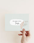 Postkarte Alles Liebe zu deiner Taufe - Birdie