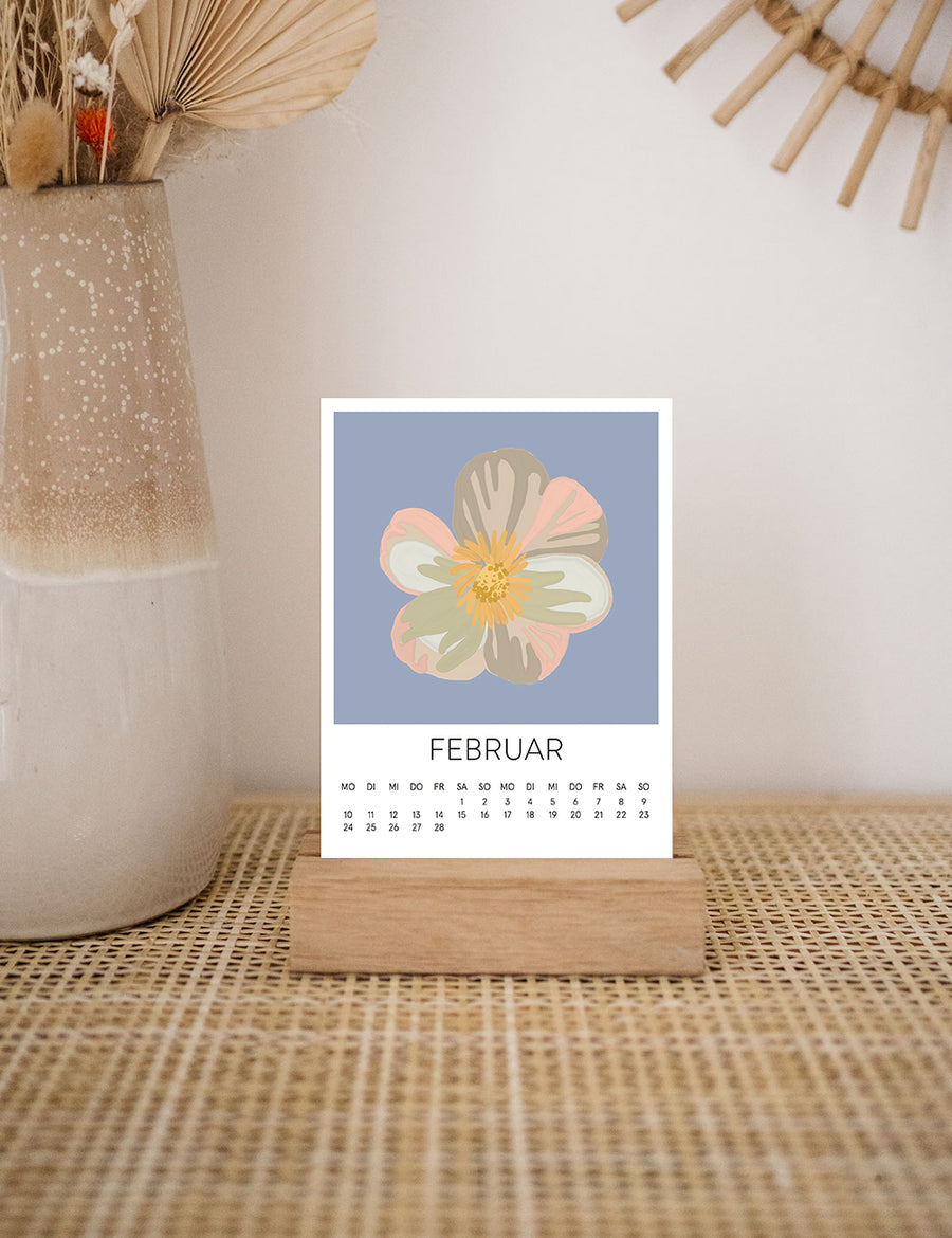 Tischkalender Flowers 2025