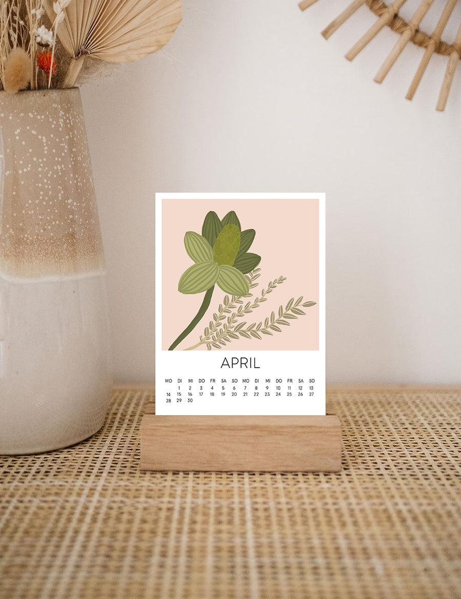 Tischkalender Flowers 2025