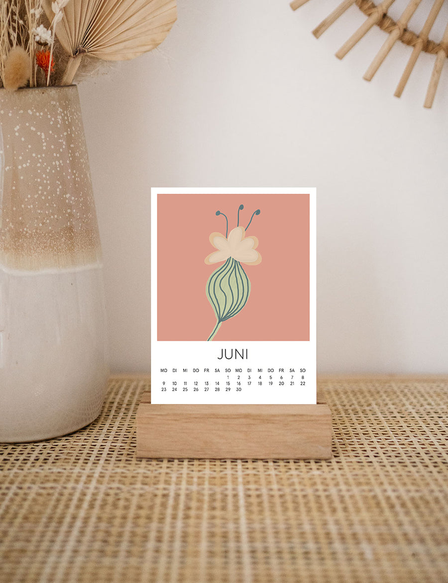 Tischkalender Flowers 2025