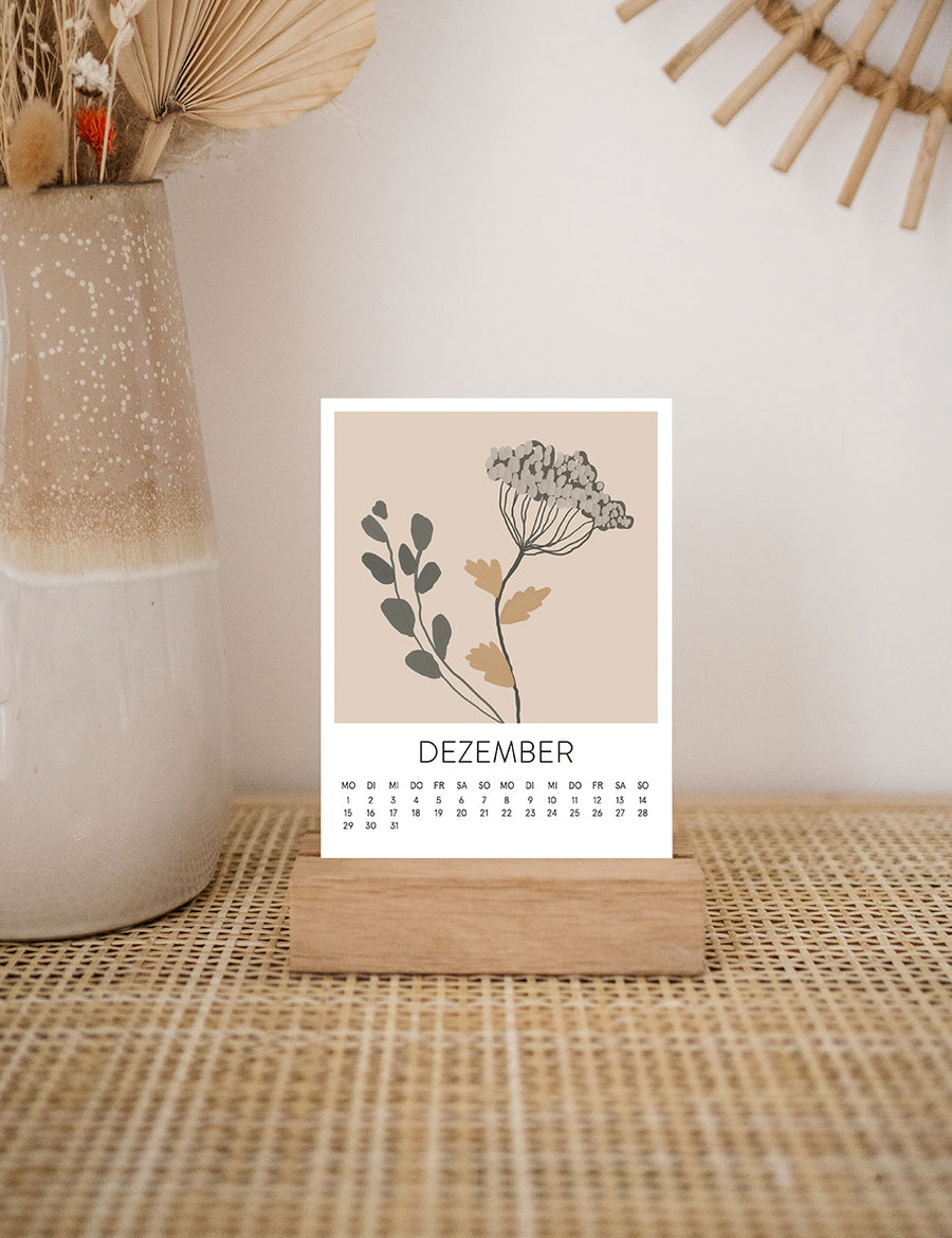 Tischkalender Flowers 2025