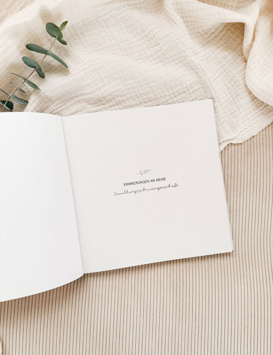 Zwillingsalbum Schwangerschaft - Doppelte Liebe im Bauch - Natural Love