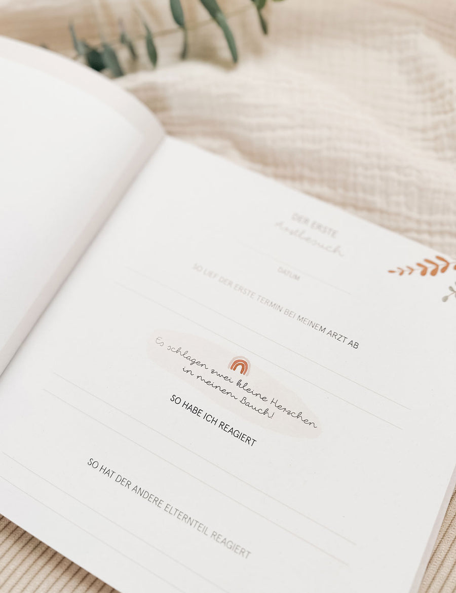 Zwillingsalbum Schwangerschaft - Doppelte Liebe im Bauch - Natural Love