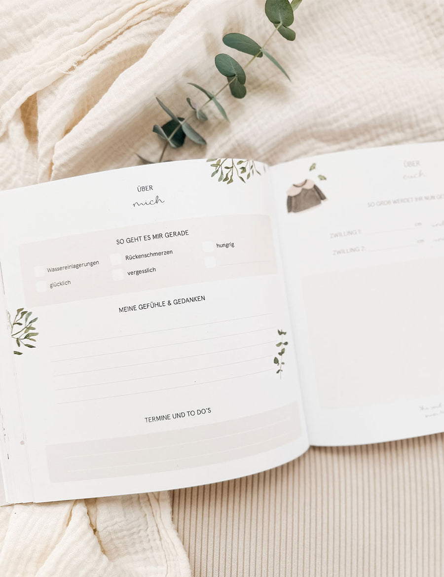 Zwillingsalbum Schwangerschaft - Doppelte Liebe im Bauch - Natural Love