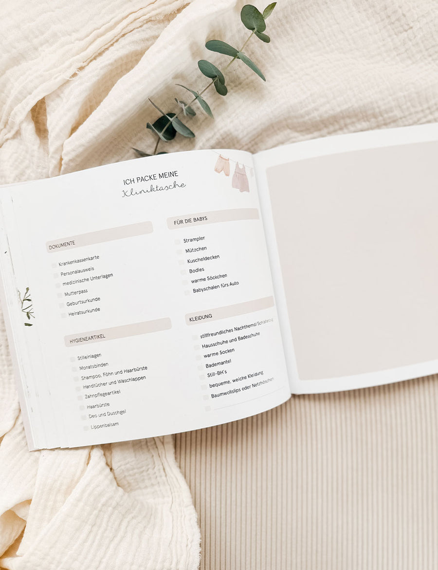 Zwillingsalbum Schwangerschaft - Doppelte Liebe im Bauch - Natural Love