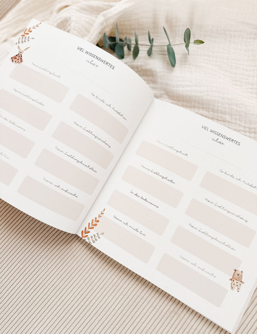 Zwillingsalbum Baby - Unser erstes Jahr - Wir sind da