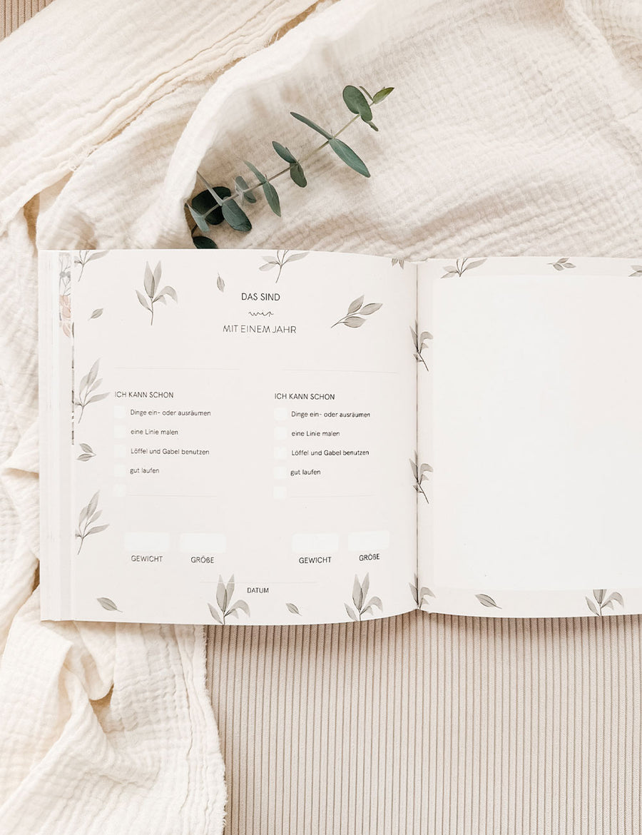 Zwillingsalbum Baby - Unser erstes Jahr - Wir sind da