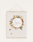 Geburtsposter Floral Romance