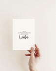 Postkarte Chaos & Liebe