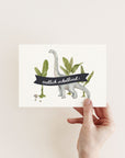 Postkarte Einschulung - Dinoland